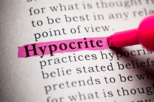 hypocrite - stock